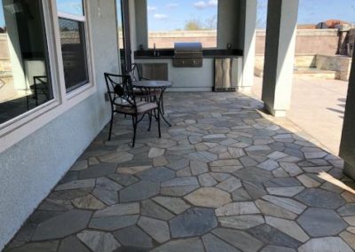 picture of a stone patio in mission viejo